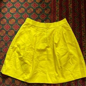 COPY - Kate Spade Bright Yellow Mini Skirt